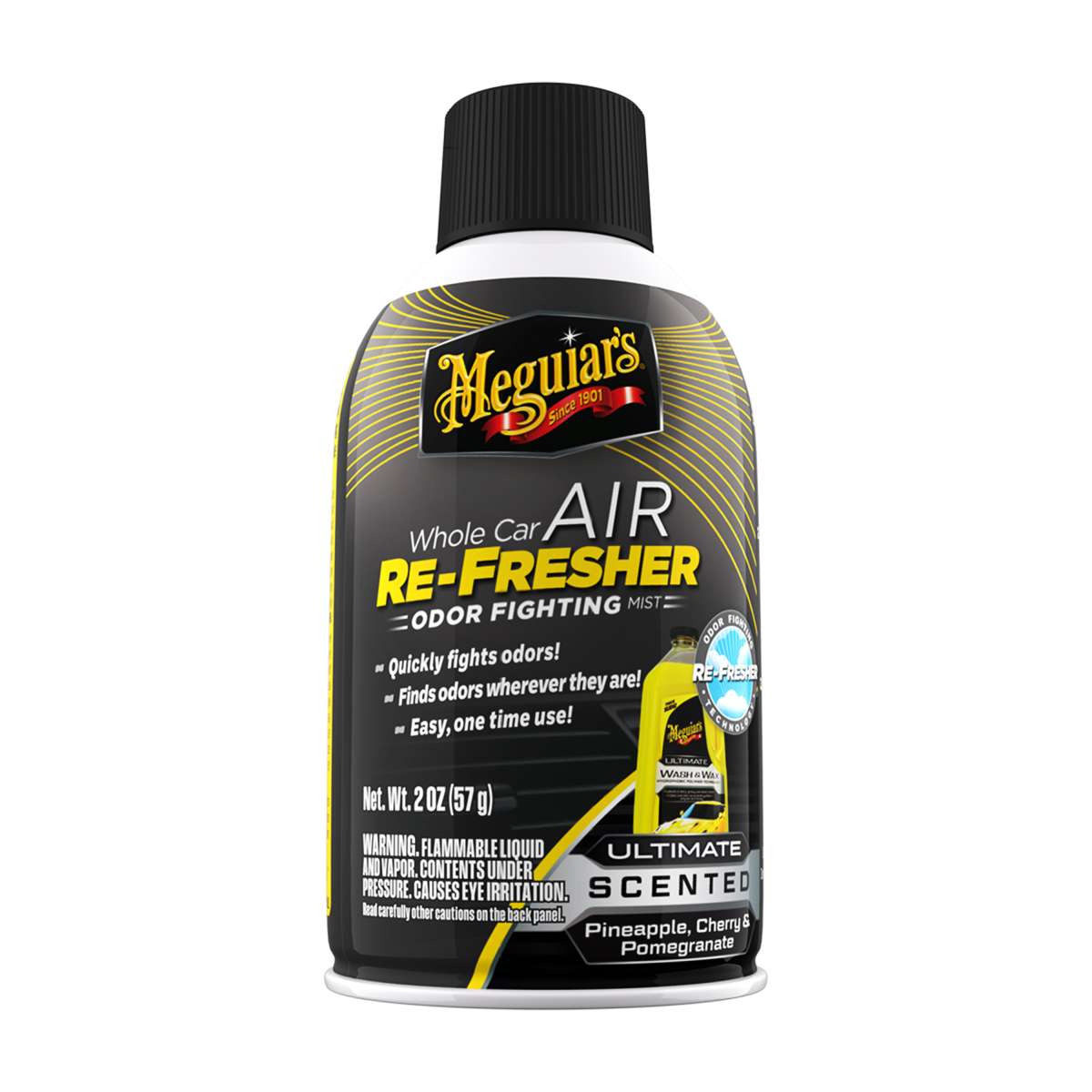  Meguiar's Whole Car Air Re-Fresher Odor Eliminator - Ultimate Scentedl